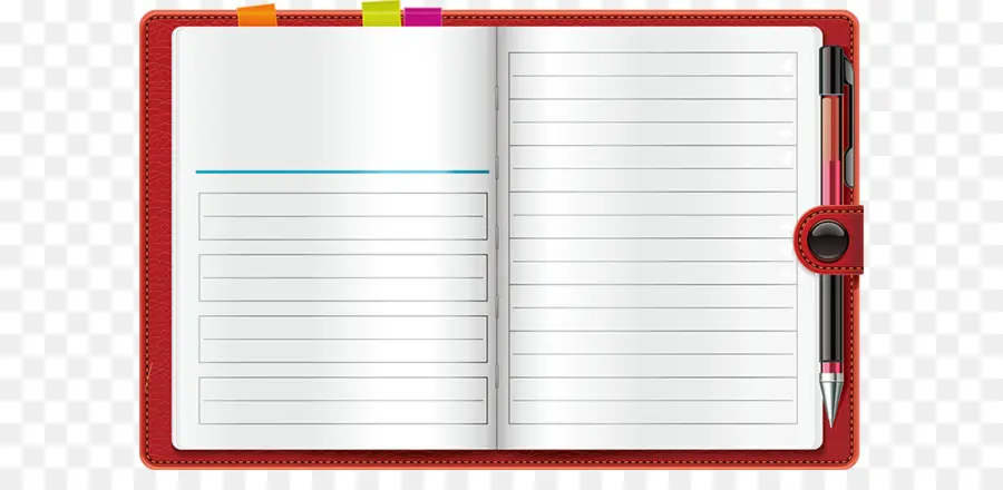 Cuaderno Abierto，Bolígrafo PNG