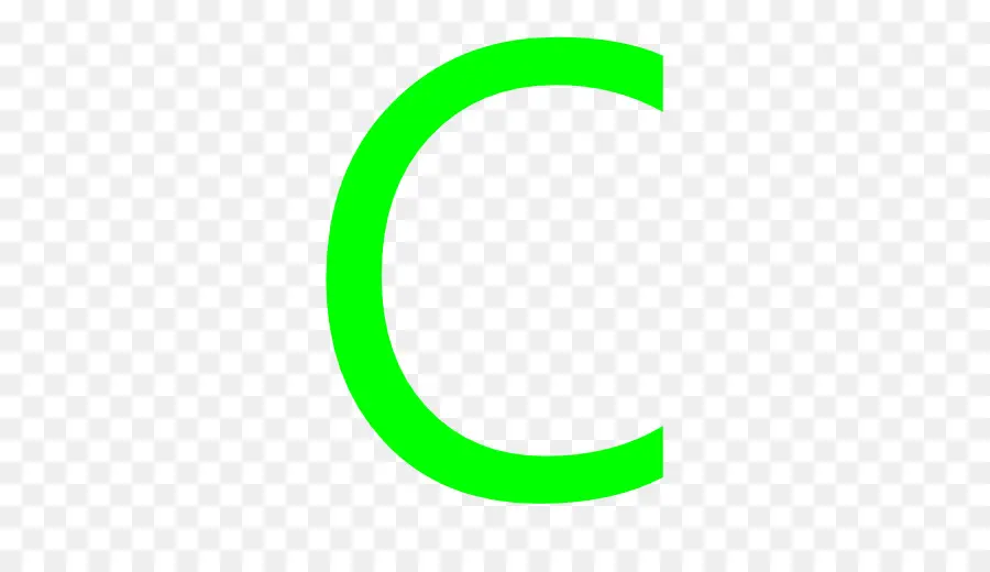 Verde C，Alfabeto PNG