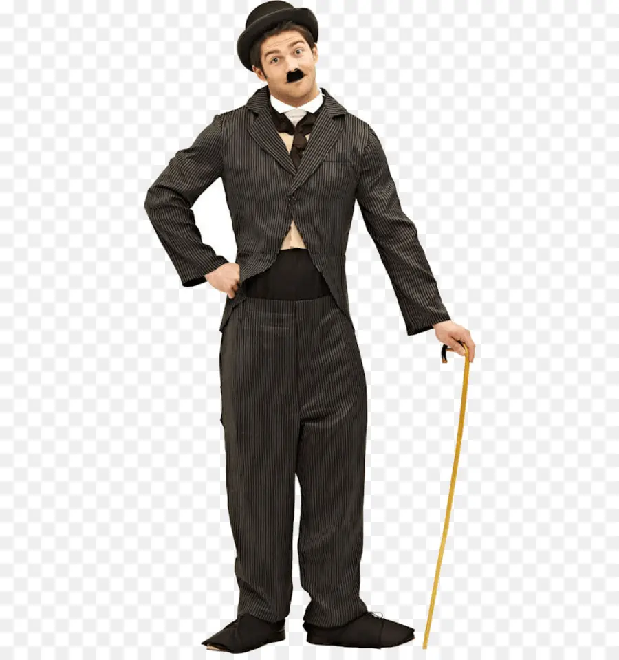 Charlie Chaplin，Disfraz PNG