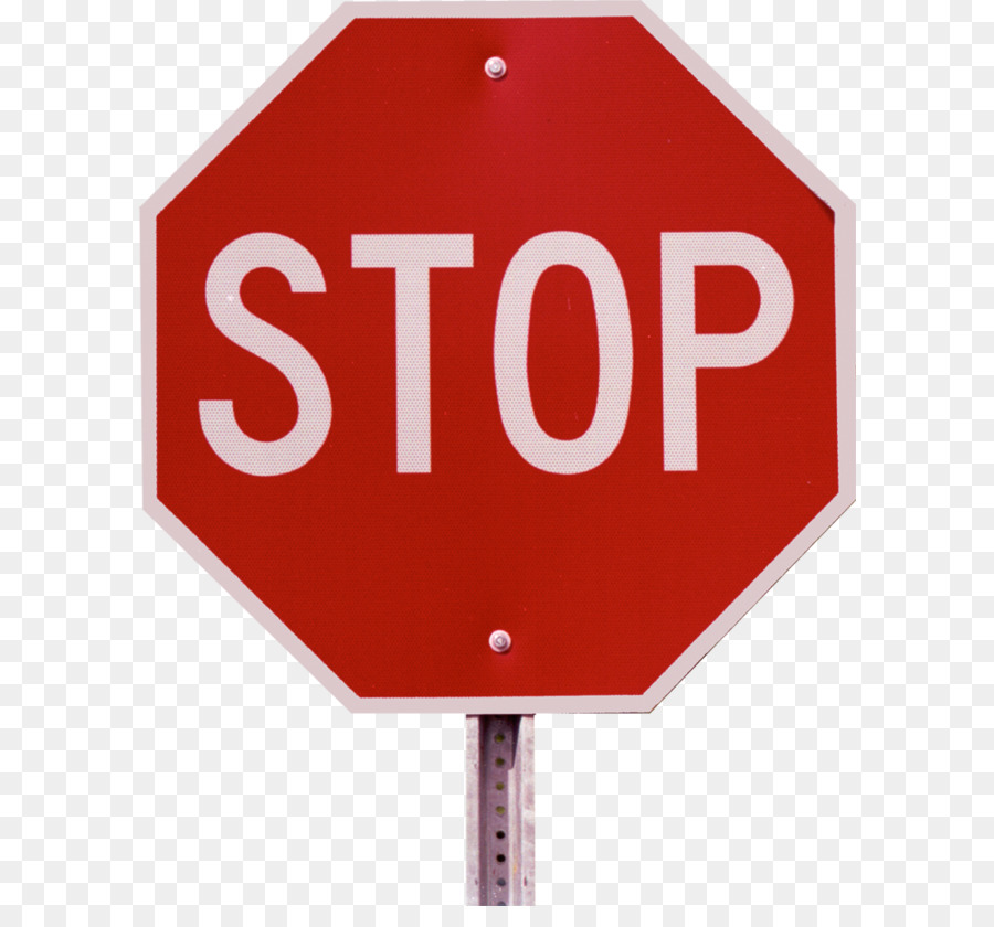 Señal De Stop，Rojo PNG