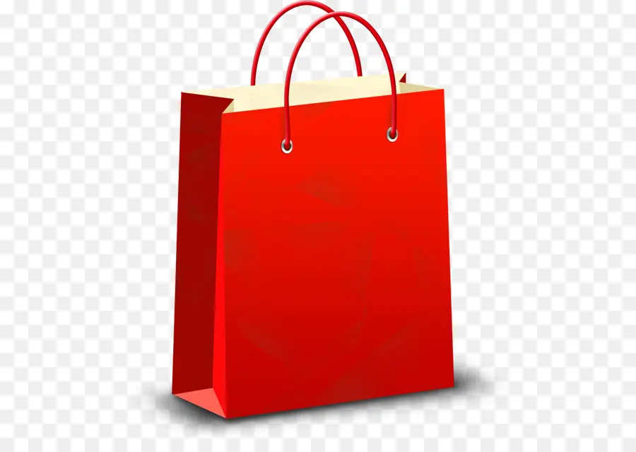 Bolsa De Compras Roja，Minorista PNG