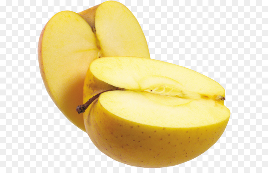 Manzana Amarilla，Rebanado PNG