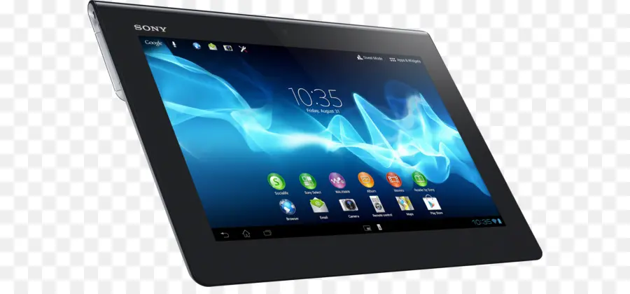 Sony Xperia Tablet S，Pantalla Resolución PNG