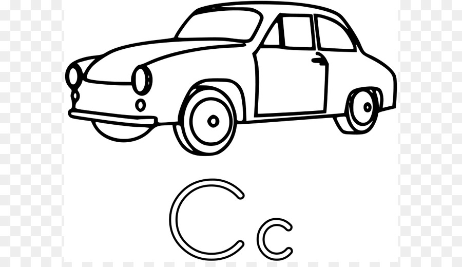 Coche，Libro Para Colorear PNG