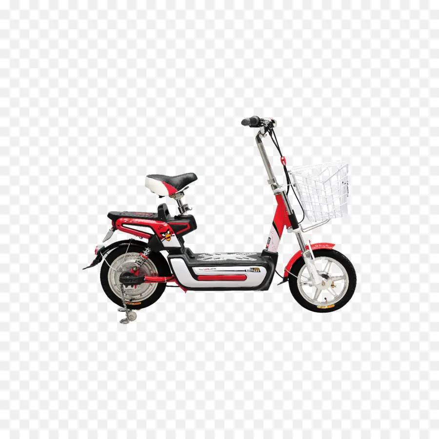 Bicicleta Electrica，Rojo PNG