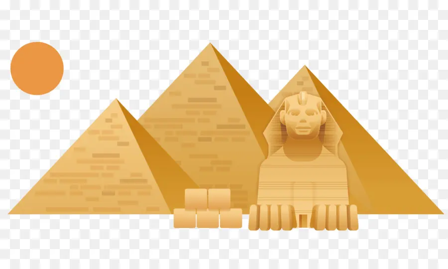 Gran Esfinge De Giza，Gran Pirámide De Giza PNG