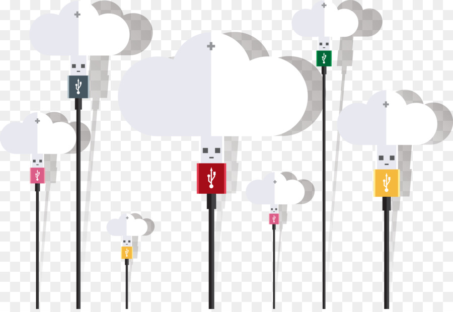 Cables Usb，Nube PNG