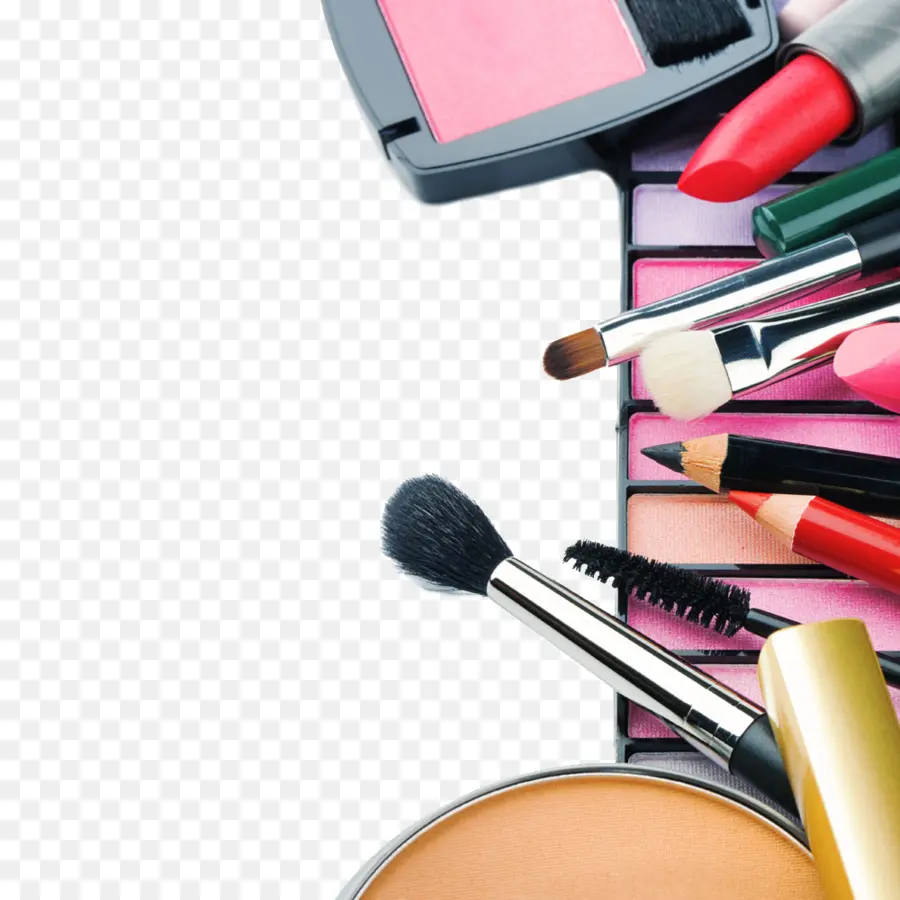 Conjunto De Maquillaje，Pinceles PNG