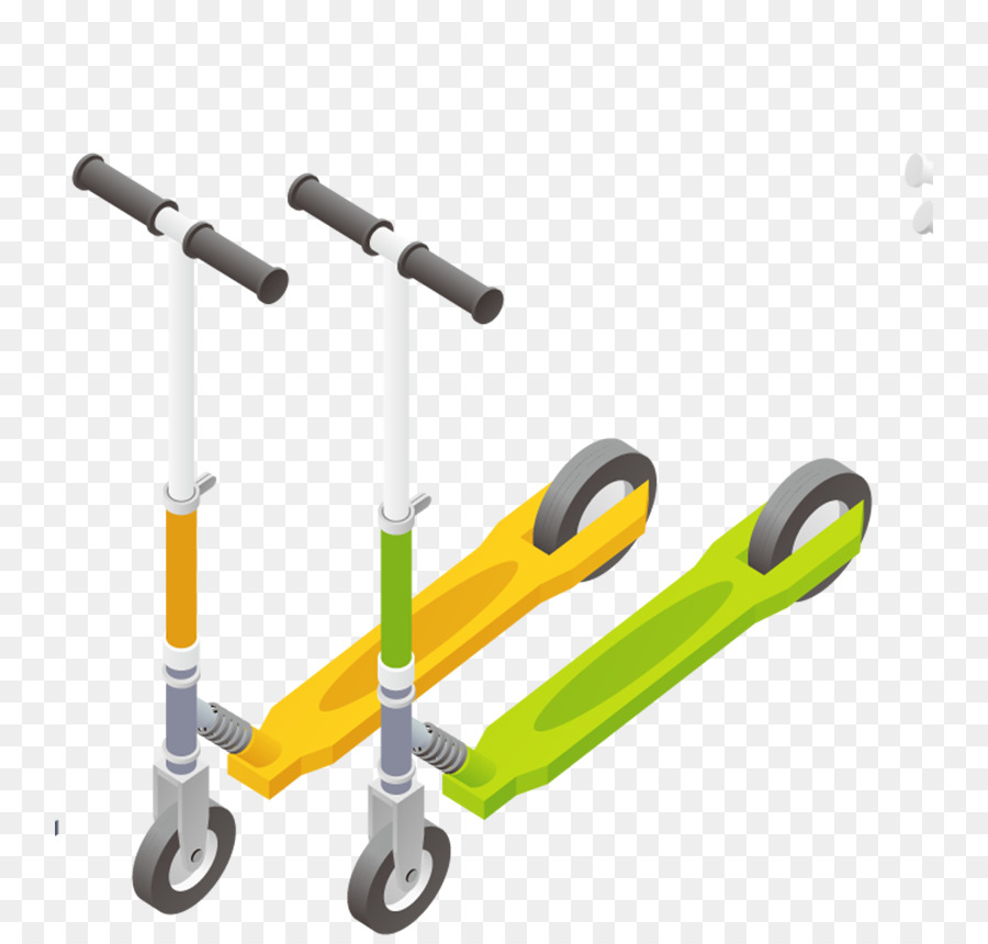 Kick Scooter，Postscript Encapsulado PNG