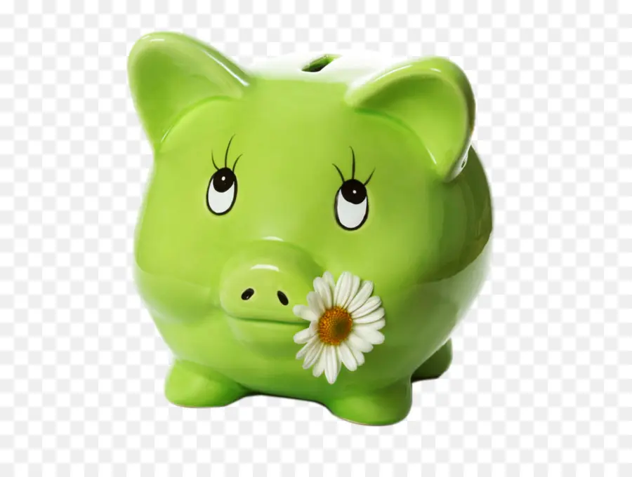 Hucha Verde，Ahorros PNG