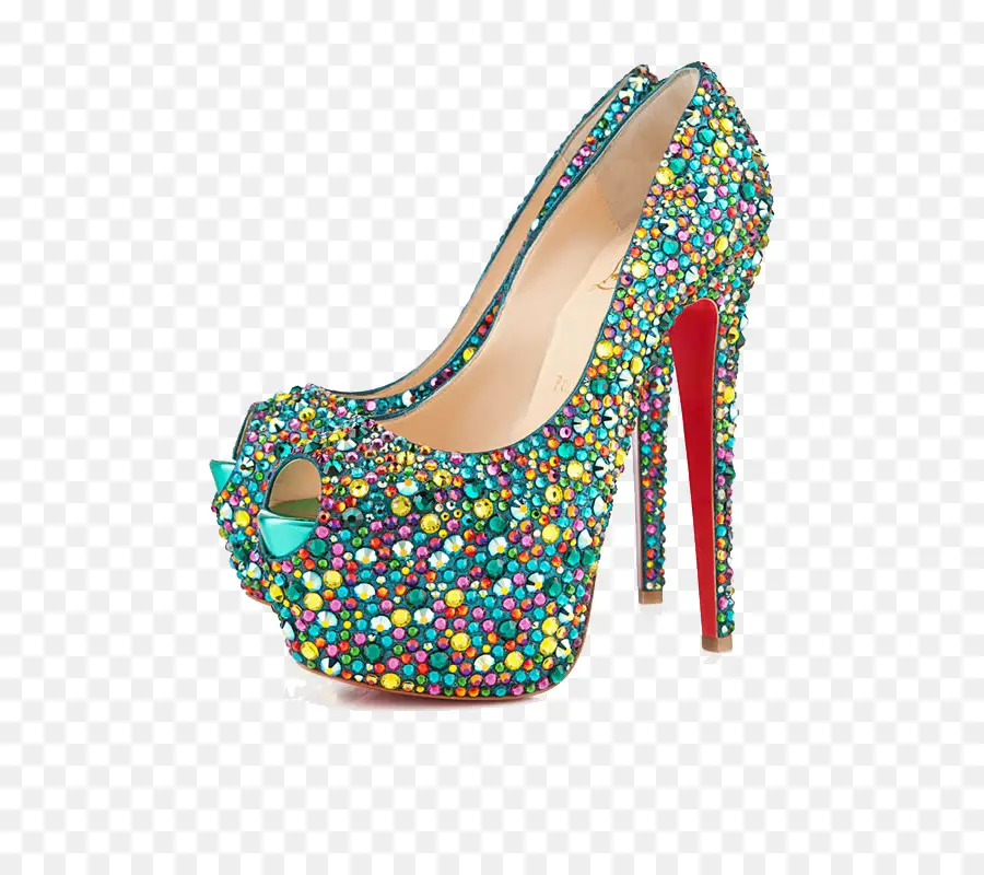 Tacones Altos Brillantes，Zapatos PNG