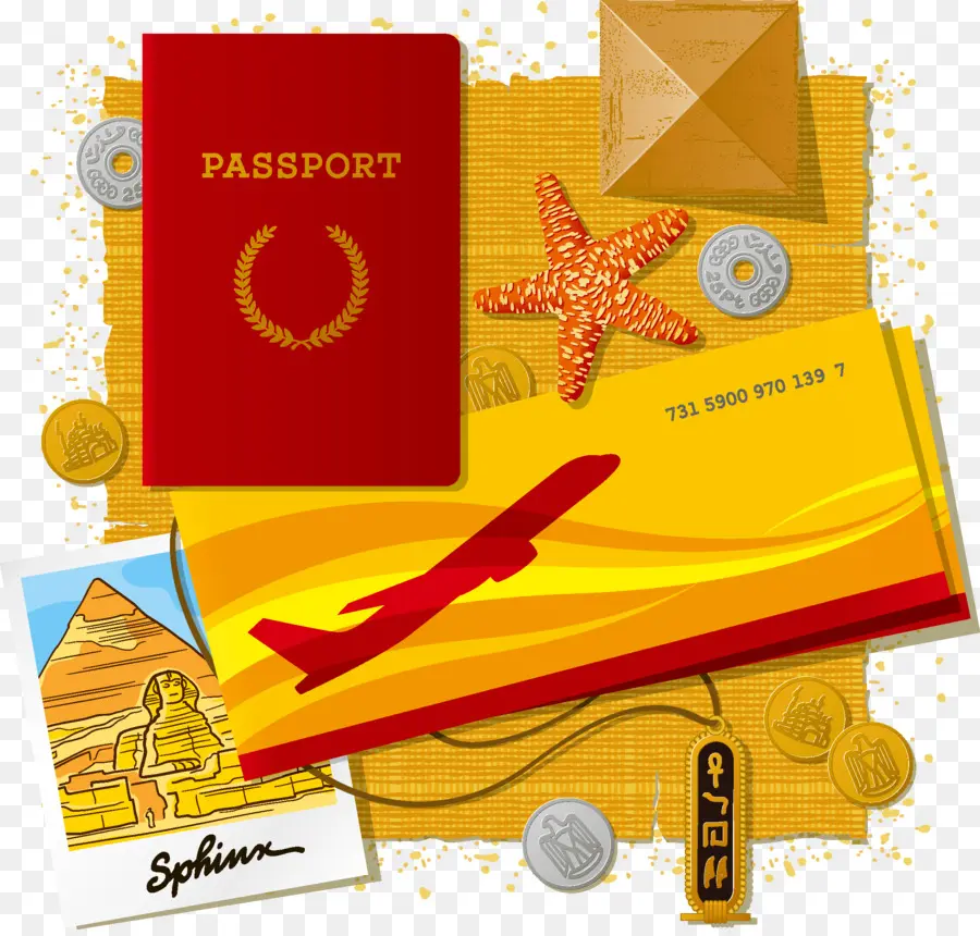 Artículos De Viaje，Pasaporte PNG