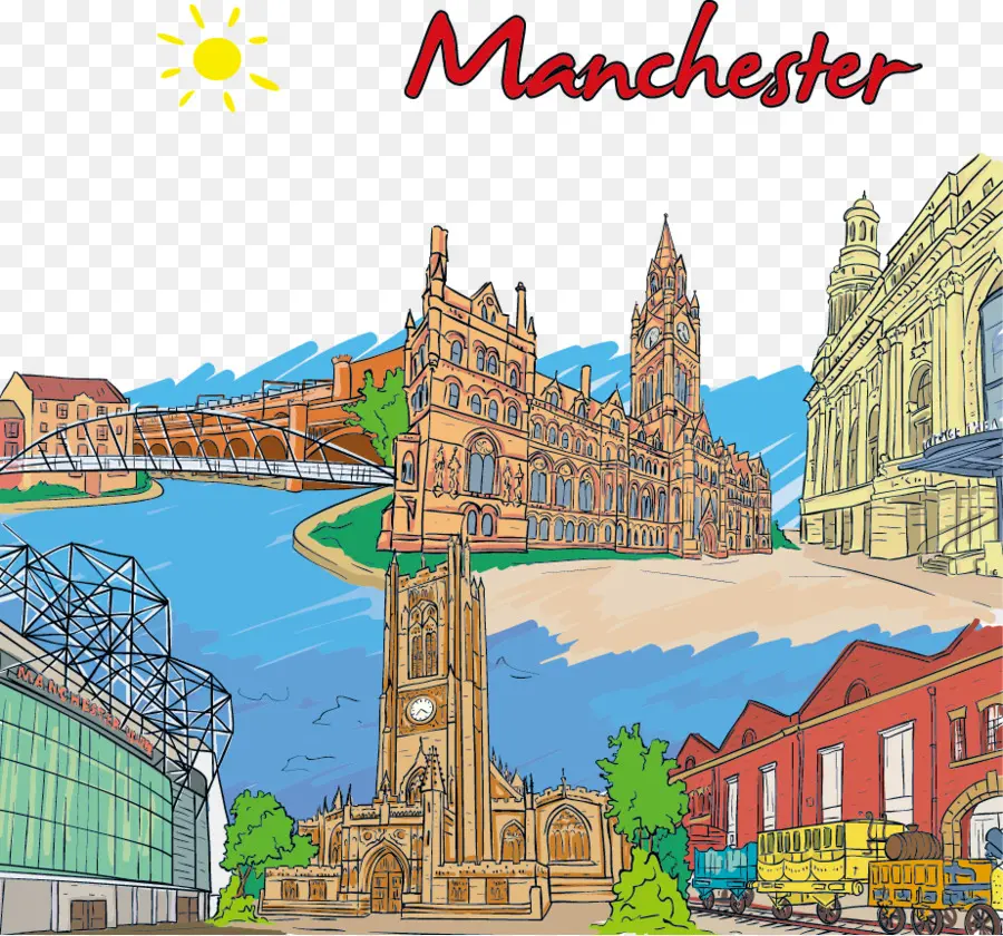 Manchester，Londres PNG