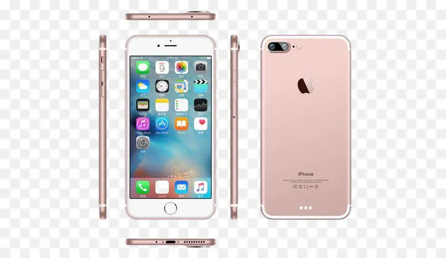 Iphone De Oro Rosa，Teléfono Inteligente PNG