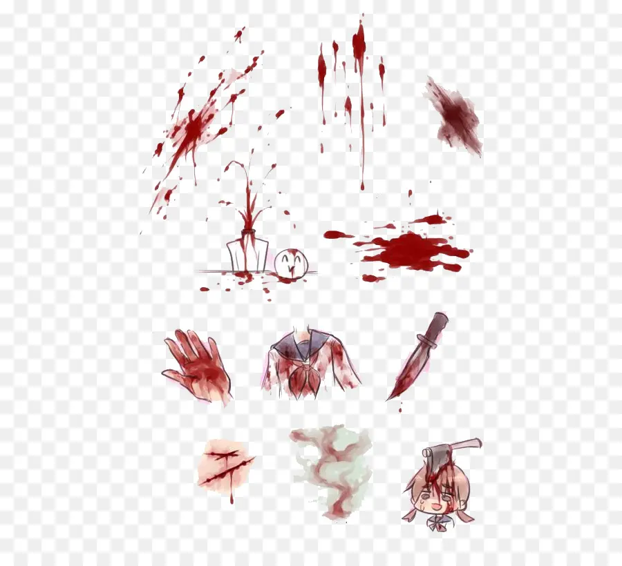 Sangre，Cuchillo PNG