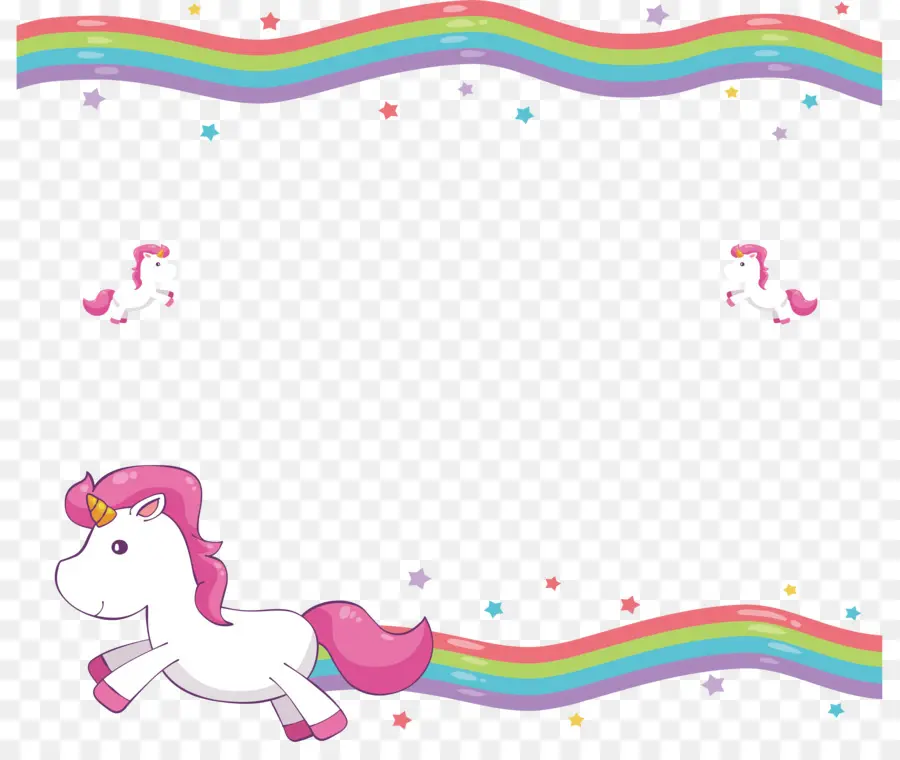 Unicornio，Arcoíris PNG