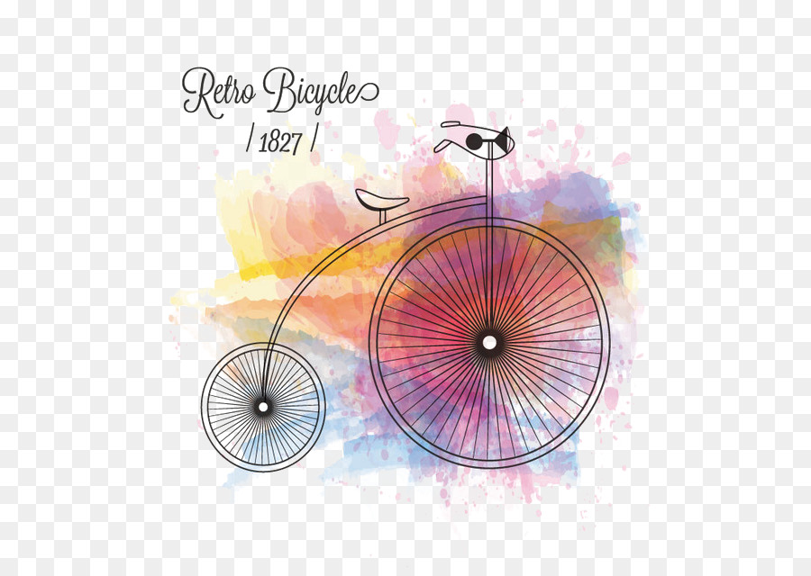 Bicicleta Retra，Ruedas PNG