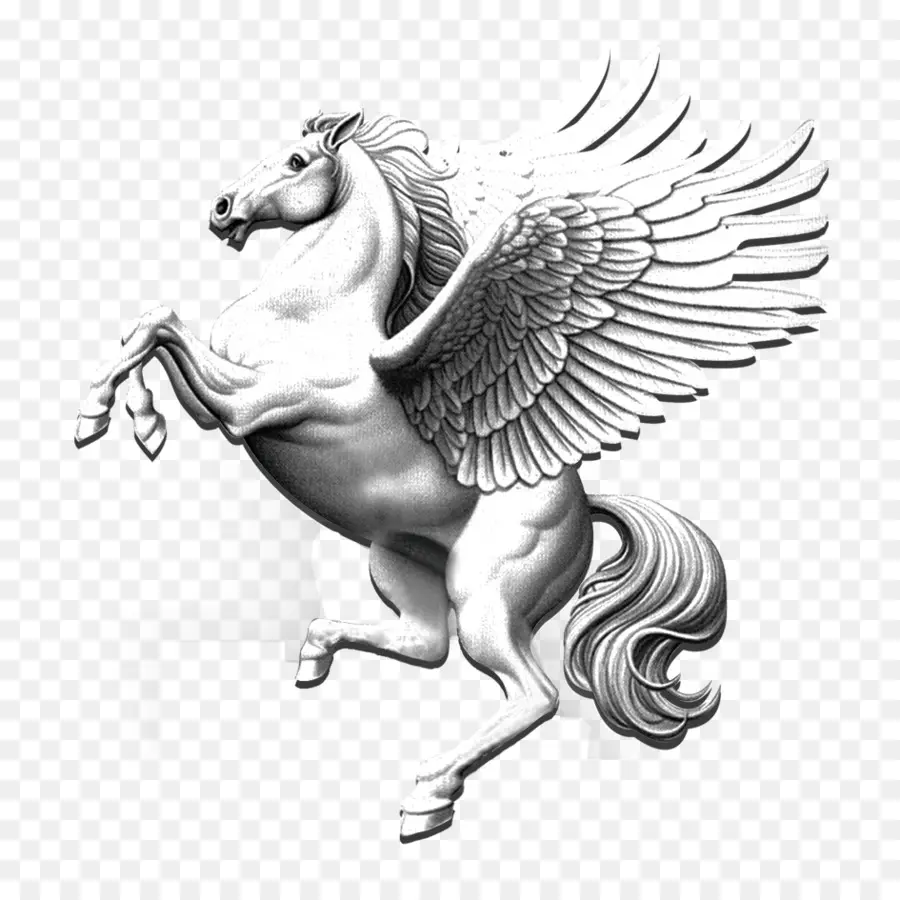 Pegaso，Caballo Alado PNG