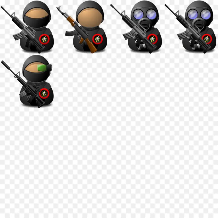 Soldados Negros，Armas PNG