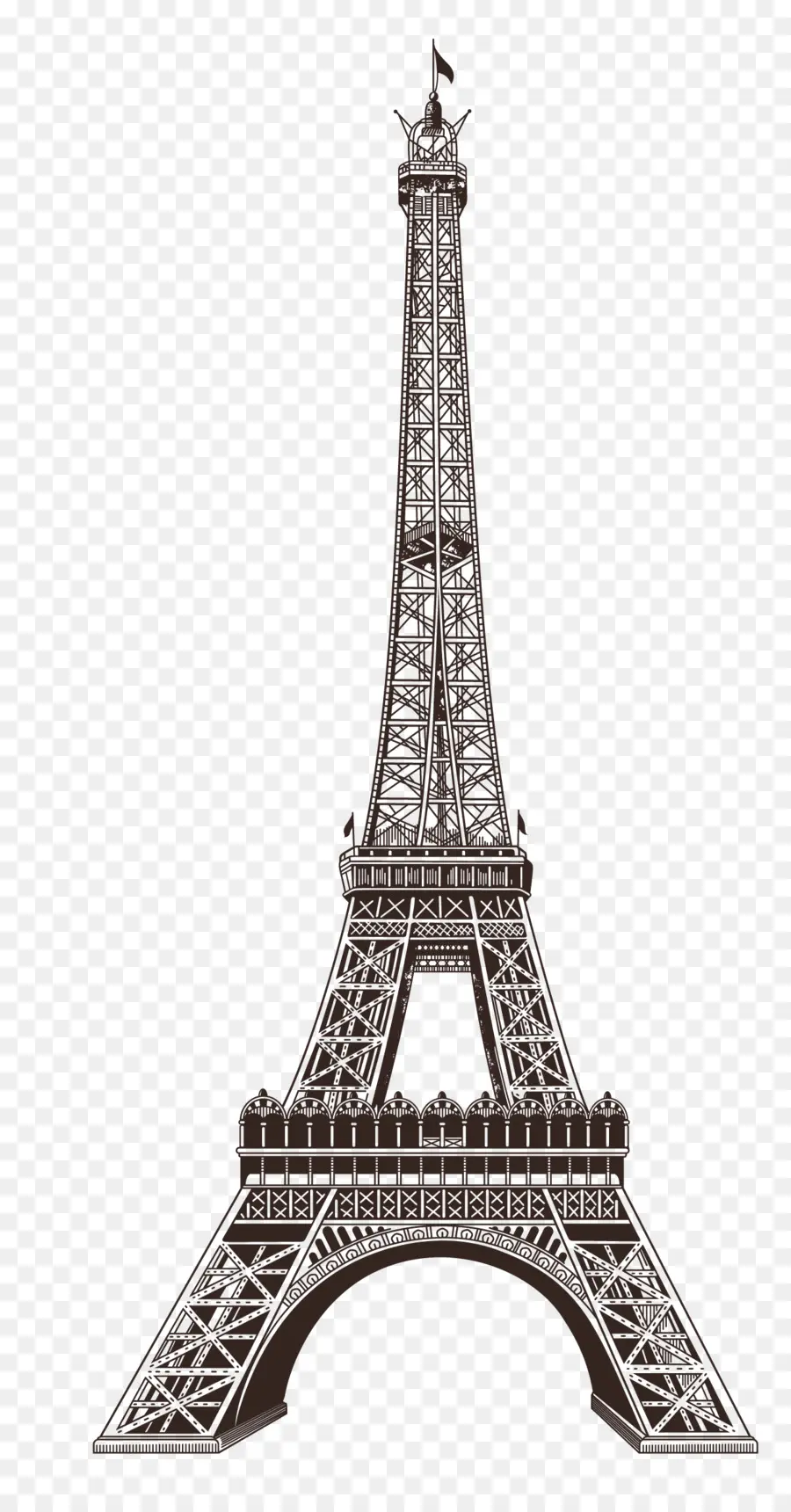 La Torre Eiffel，Champ De Mars PNG