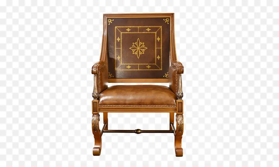 Silla De Madera Marrón，Sillón PNG