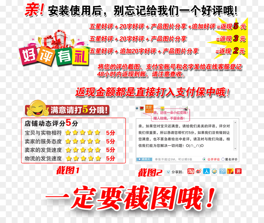 Taobao，Información PNG