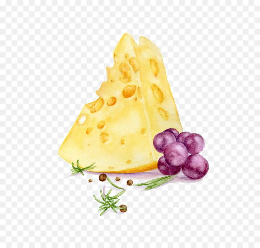 Queso，Uvas PNG