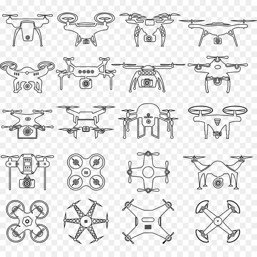 Drones，Cuadricóptero PNG