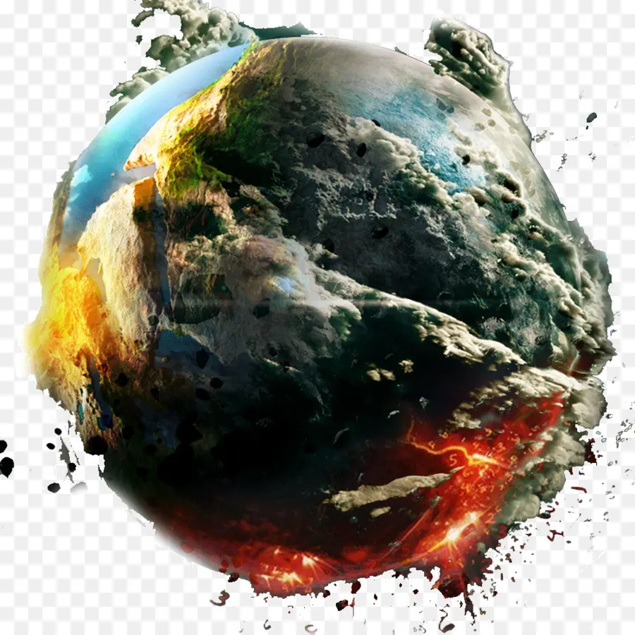 La Tierra，Meteorito PNG