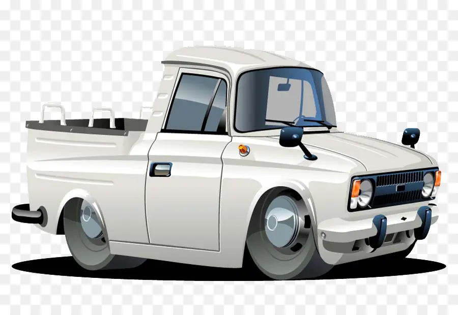 Camioneta Blanca，Auto PNG