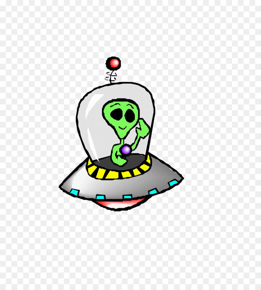 Extraterrestre En Ovni，Verde PNG