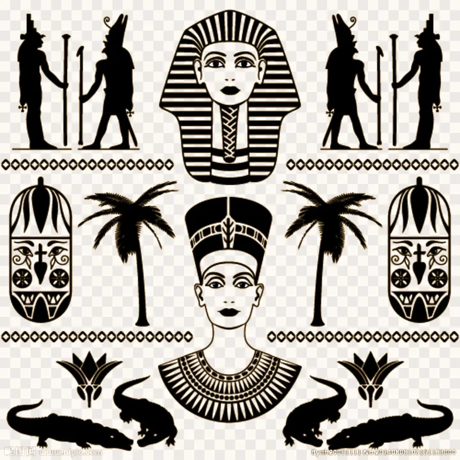 Símbolos Del Antiguo Egipto，Faraón PNG