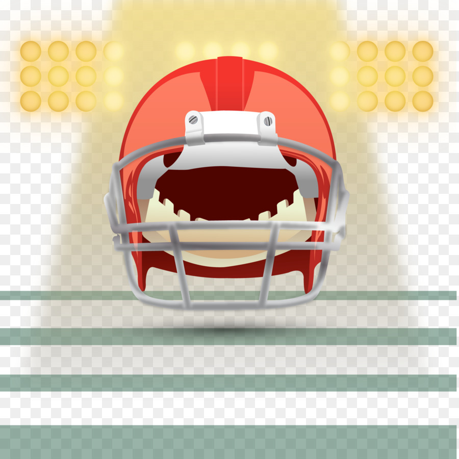 Casco De Futbol，Rojo PNG