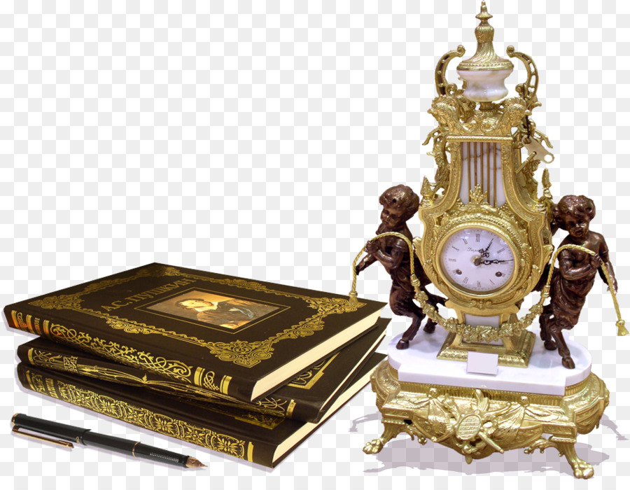 Reloj Antiguo，Libros PNG