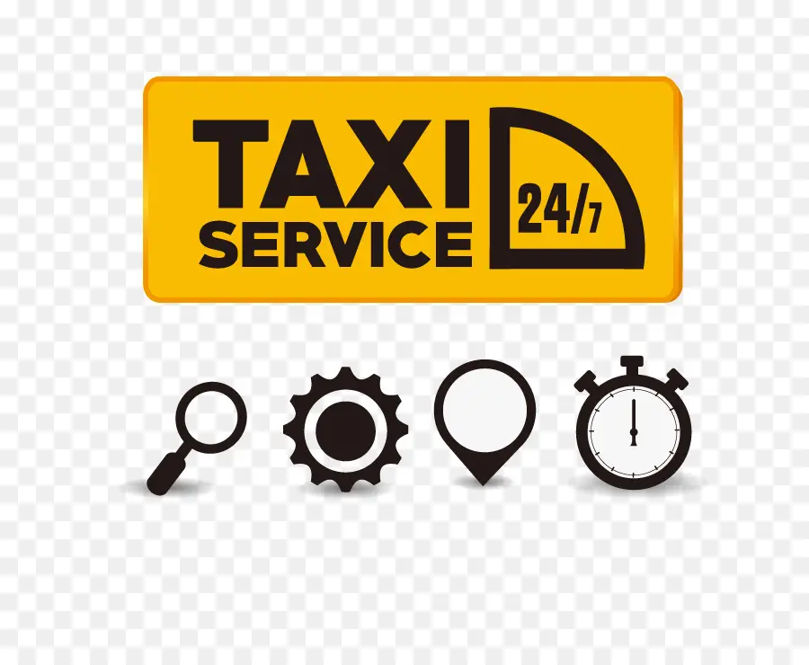 Servicio De Taxis，24 7 PNG