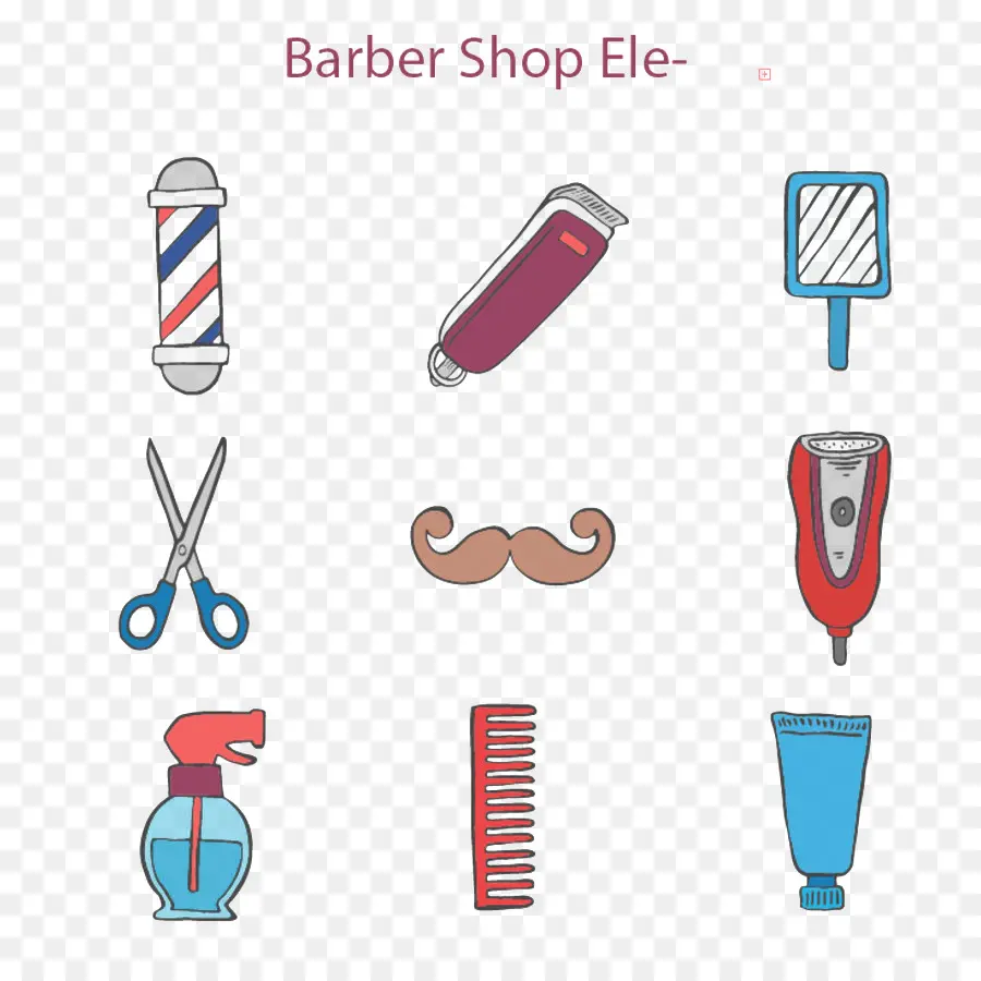 Herramientas De Barbería，Corte De Pelo PNG