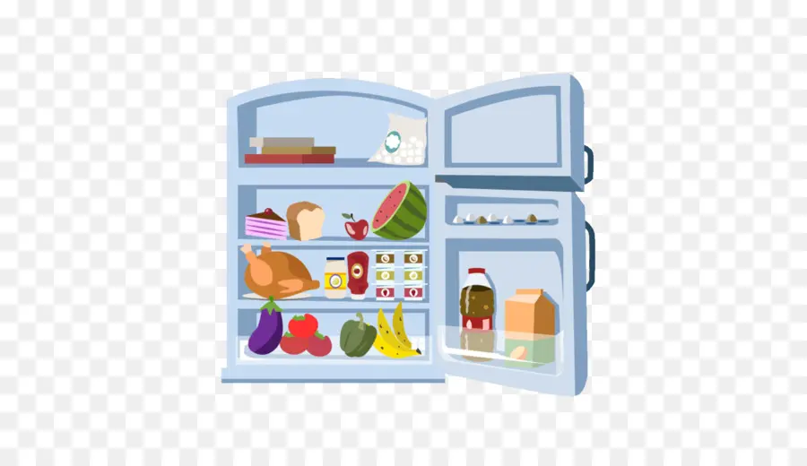 Refrigerador，Alimento PNG