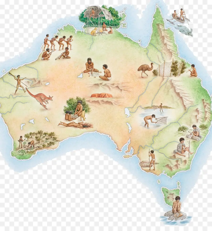 Australia，Mapa PNG