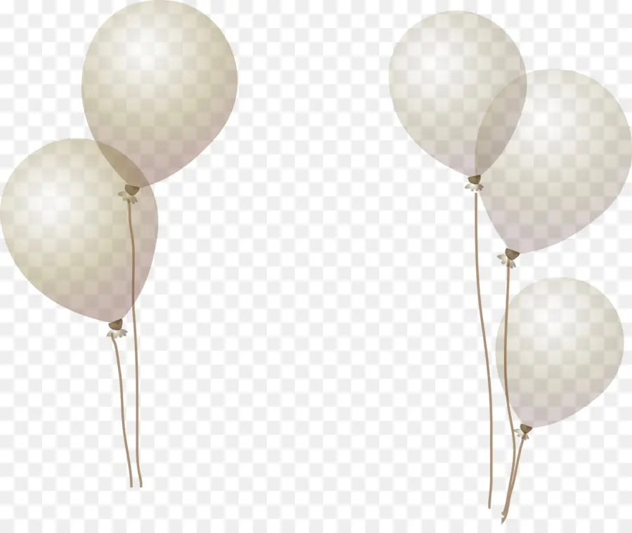 Globos Blancos，Fiesta PNG