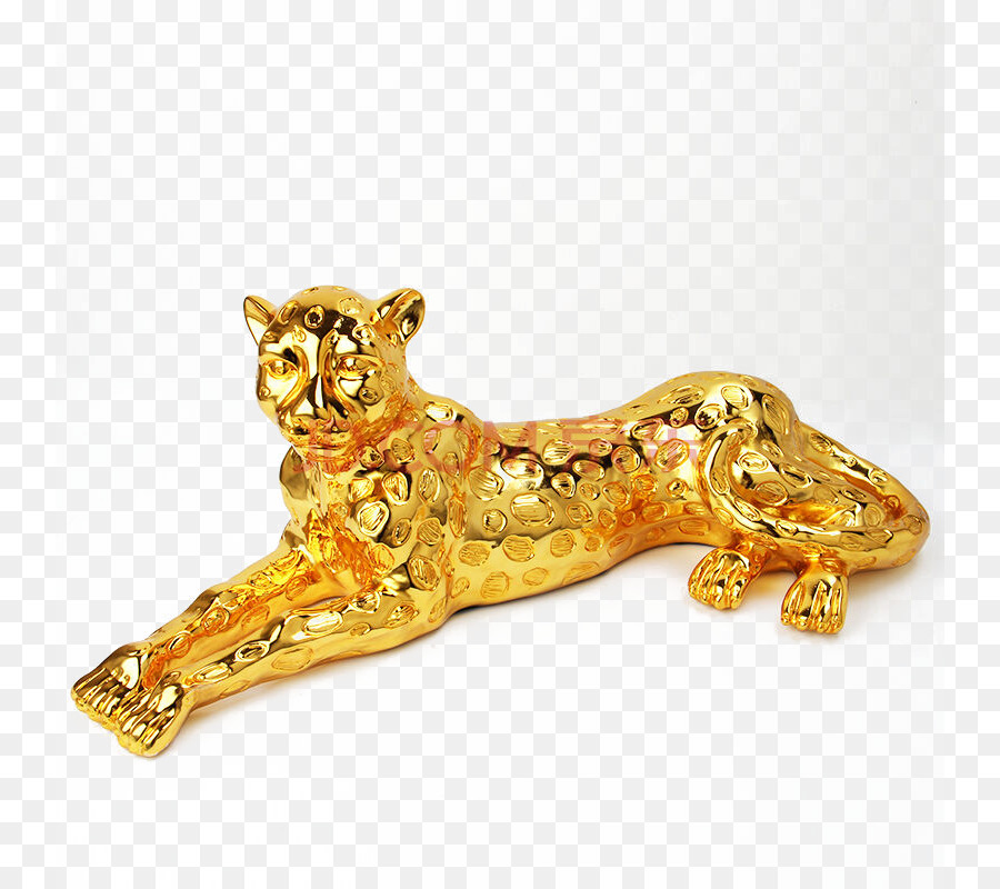 Leopardo Dorado，Animal PNG