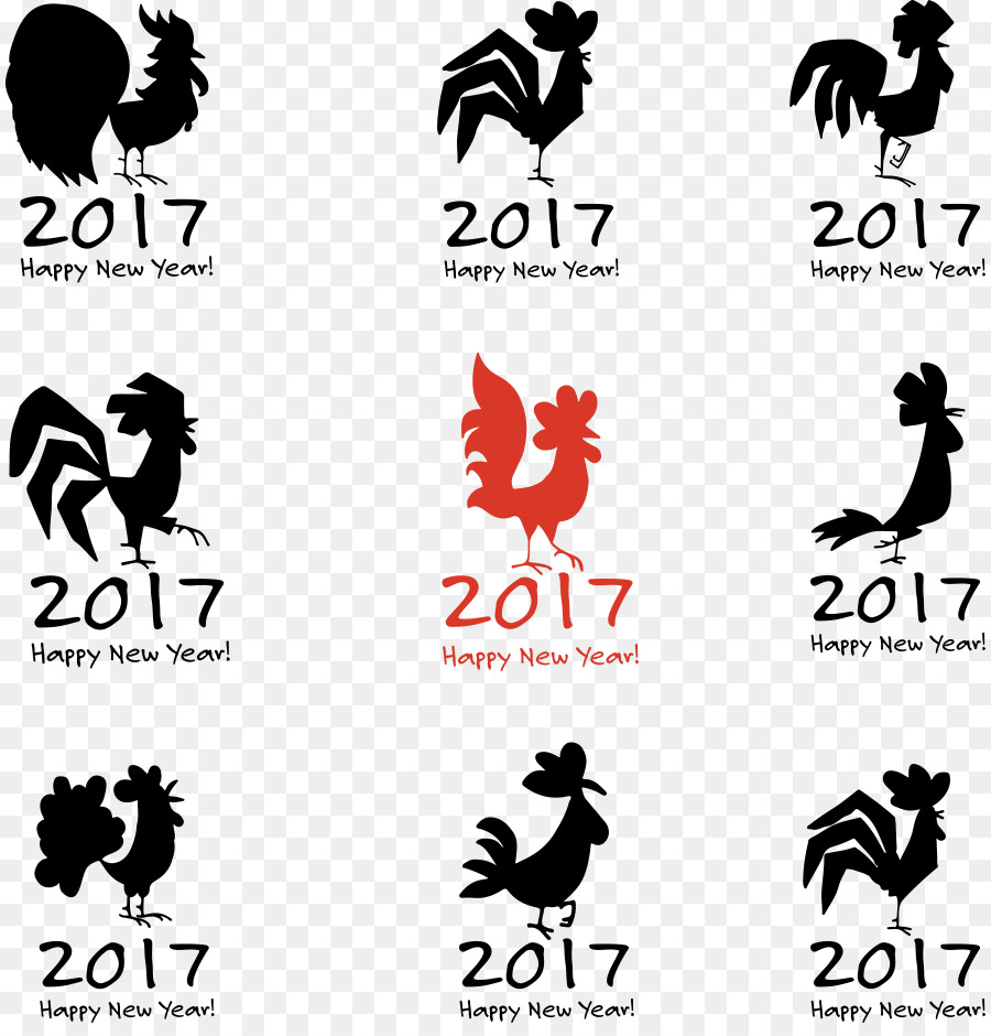 Año Nuevo Chino，Gallo PNG