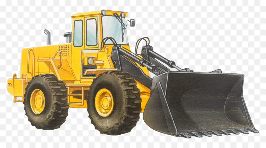 Bulldozer Naranja，Construcción PNG