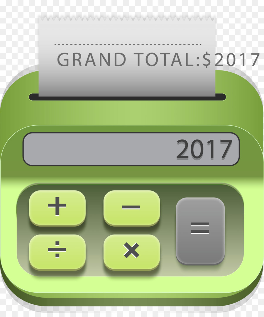 Calculadora，Gran Total PNG