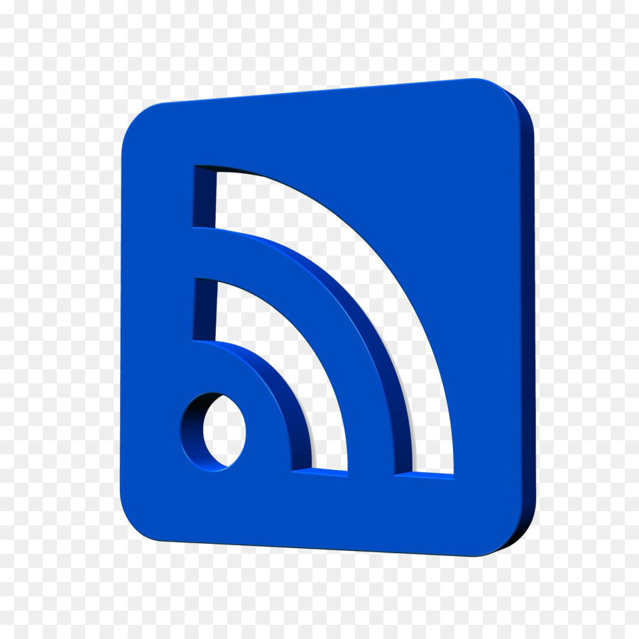 Icono Azul Rss，Símbolo PNG