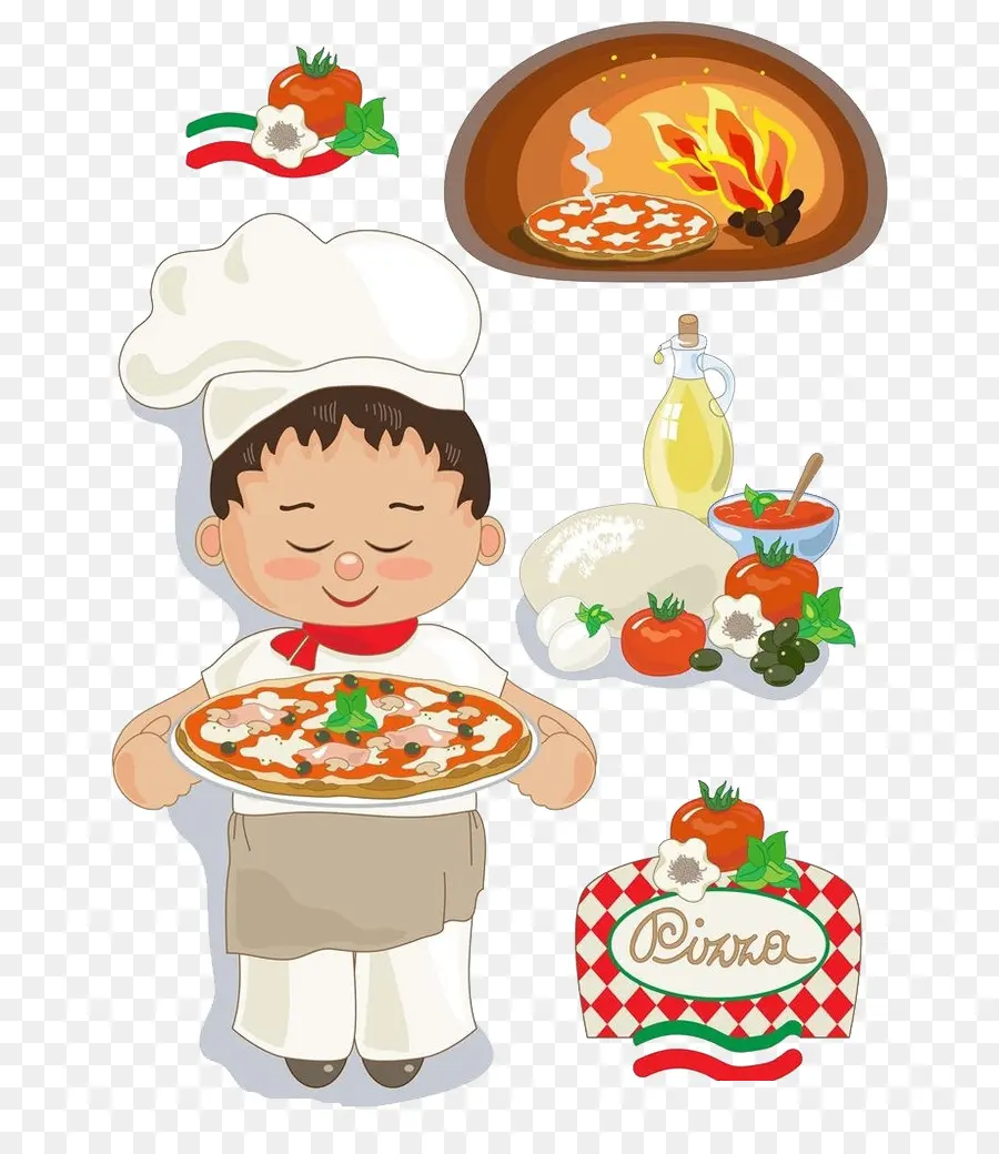 Pizza，Cocina Italiana PNG