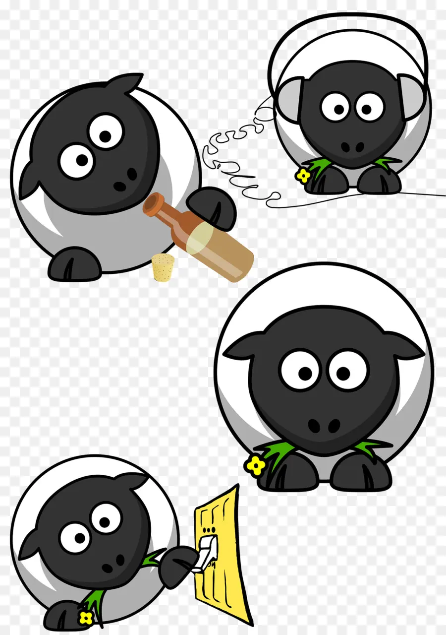 Oveja Negra，Dibujos Animados PNG