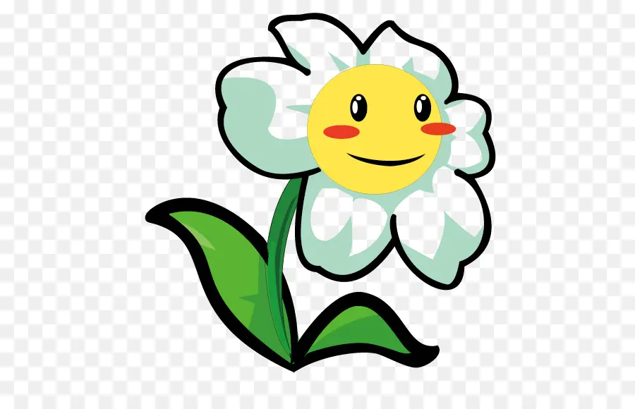 Flor Sonriente，Rostro PNG