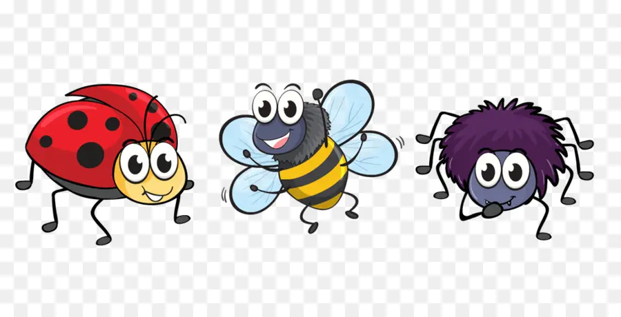 Los Insectos，De Dibujos Animados PNG