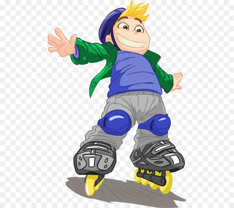 Niño En Patines，Patinaje PNG