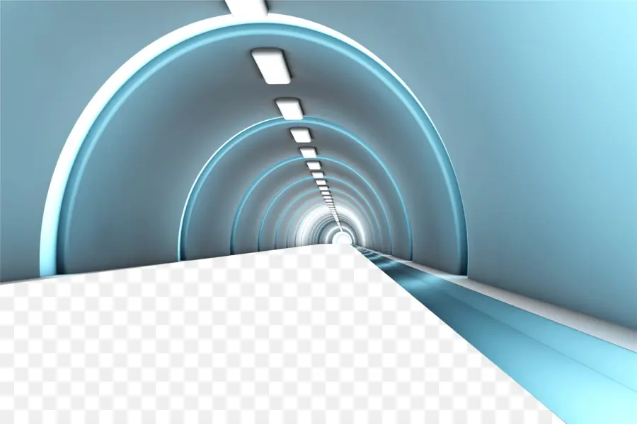 Túnel Futurista，Luces PNG